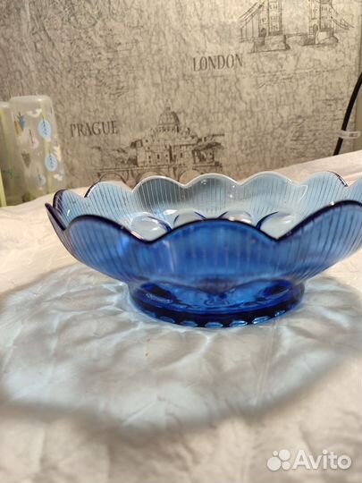 Посуда СССР цветное стекло