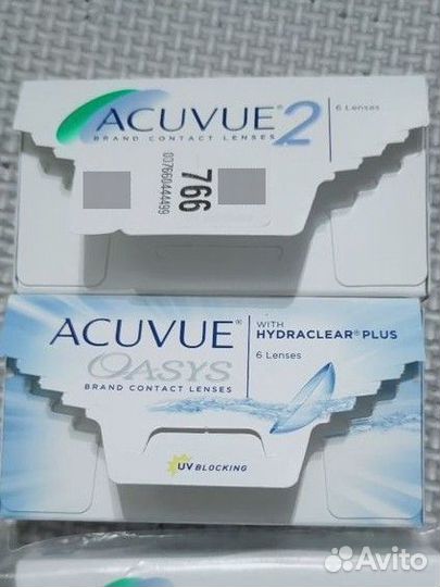 Линзы контактные acuvue