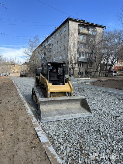 Услуги экскаватора, погрузчика, самосвала