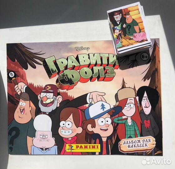 Полный сет панини Гравити Фолз