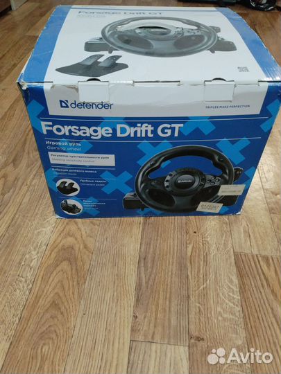 Игровой руль defender forsage drift gt