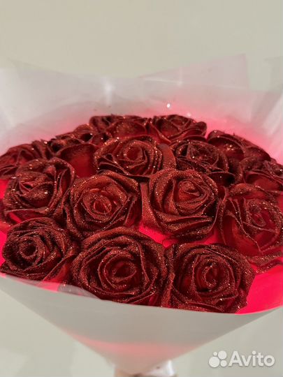 Букет из ленточных роз