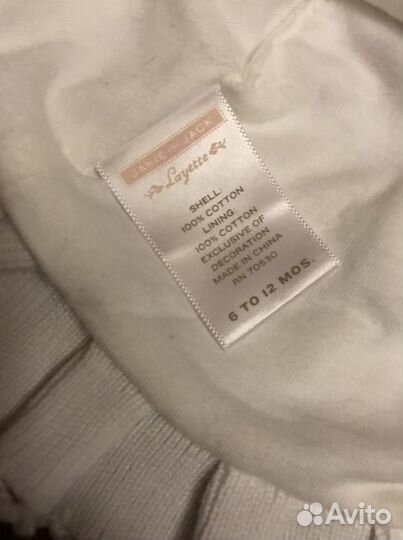 Вязаная шапочка- панамка для малышки 6-12мес