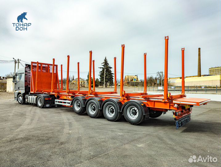 Полуприцеп лесовоз (сортиментовоз) Тонар 9989, 2024