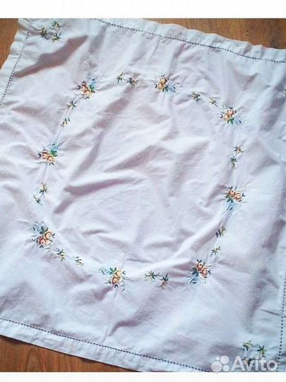 Скатерти, плед. Вышивка. Платки