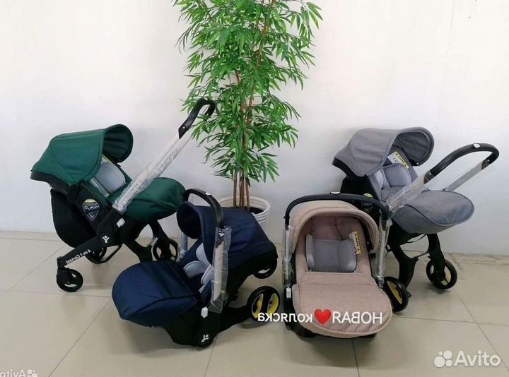 Коляска-автокресло FooFoo 4в1 (Doona+) оплата доля