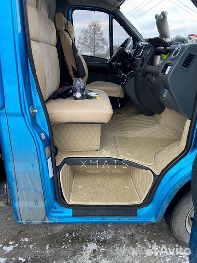 3D Коврики из экокожи в Газель Next