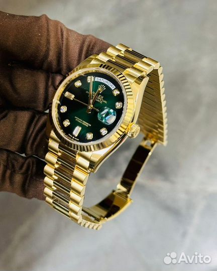 Часы Rolex Day date 40mm green