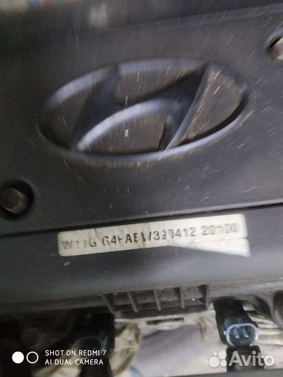 Двигатель kia rio hyundai solaris g4fa 1.4