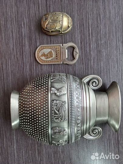 Ваза Египет металл чеканка