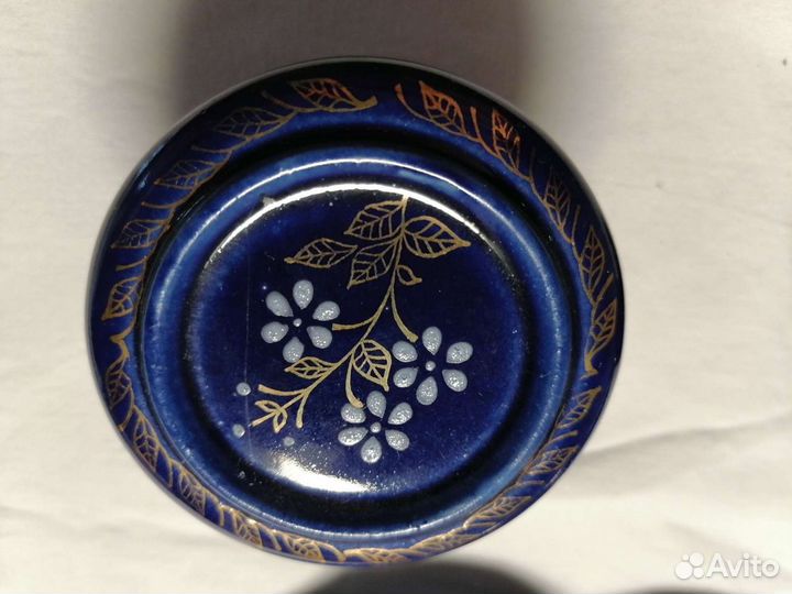 Кобальтовая шкатулка Новгород возрождение 2 шт