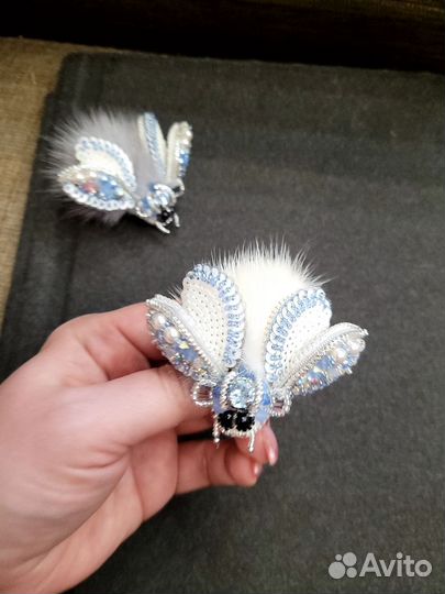 Набор брошей. Брошь жук