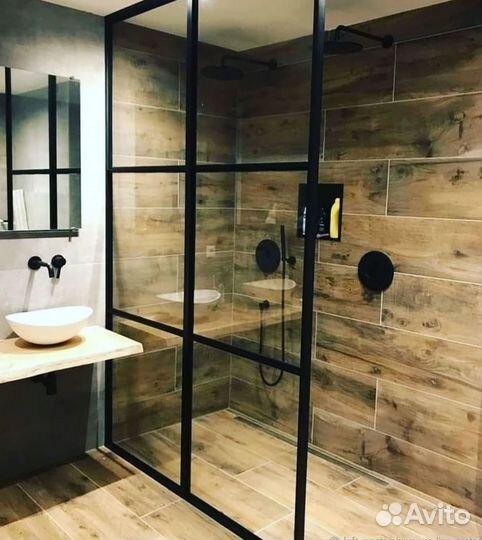 Стеклянные ограждения для душевой кабины