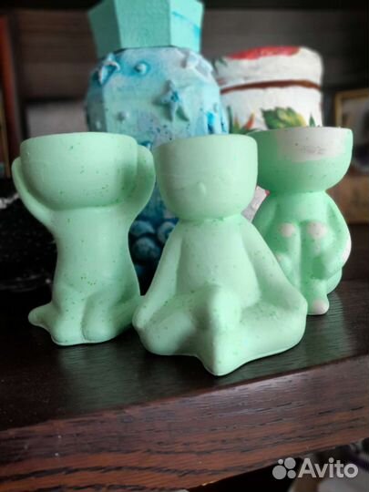 Кашпо из гипса