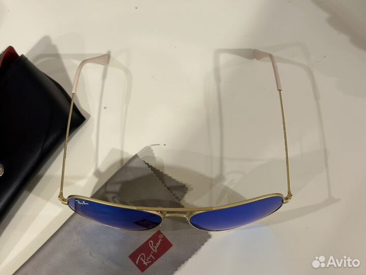 Солнцезащитные очки в стиле Ray Ban зеркальные