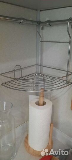 Держатель для бокалов, угловая полка