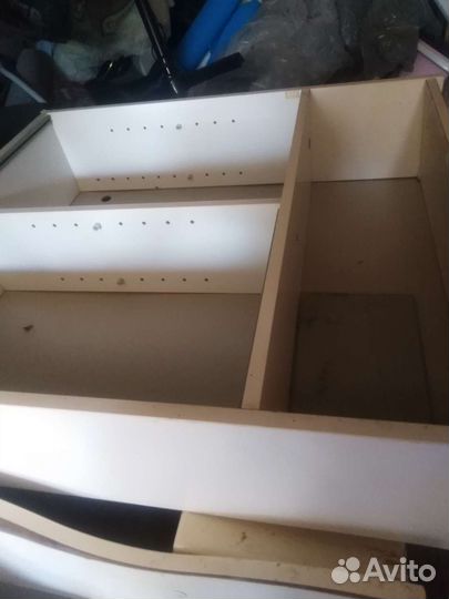 Тумба и шкафчик с зеркалом для ванной бу