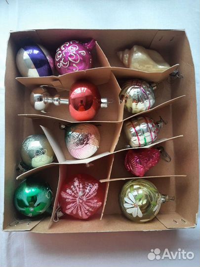 Елочные игрушки СССР