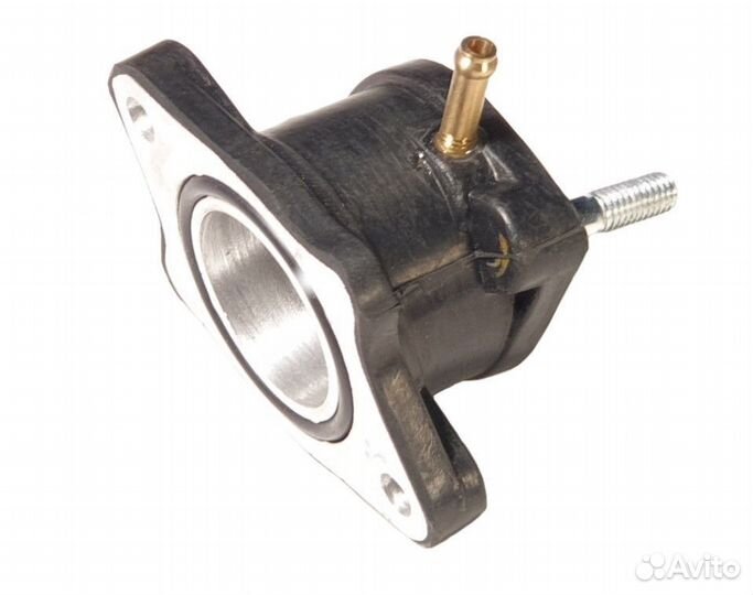 Патрубок карбюратора со шпильками и штуцером 157FM