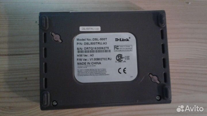 Модем D-link DSL-500T