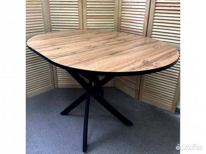 Стол круглый лофт раздвижной Доставка бесплатная