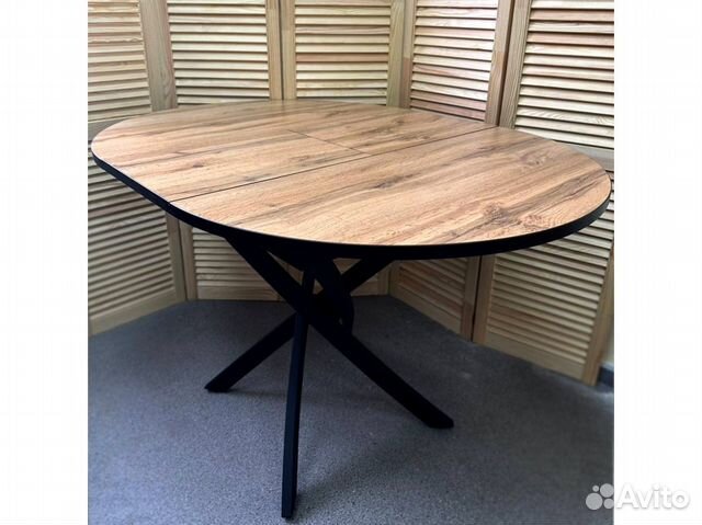 Стол круглый лофт раздвижной Доставка бесплатная