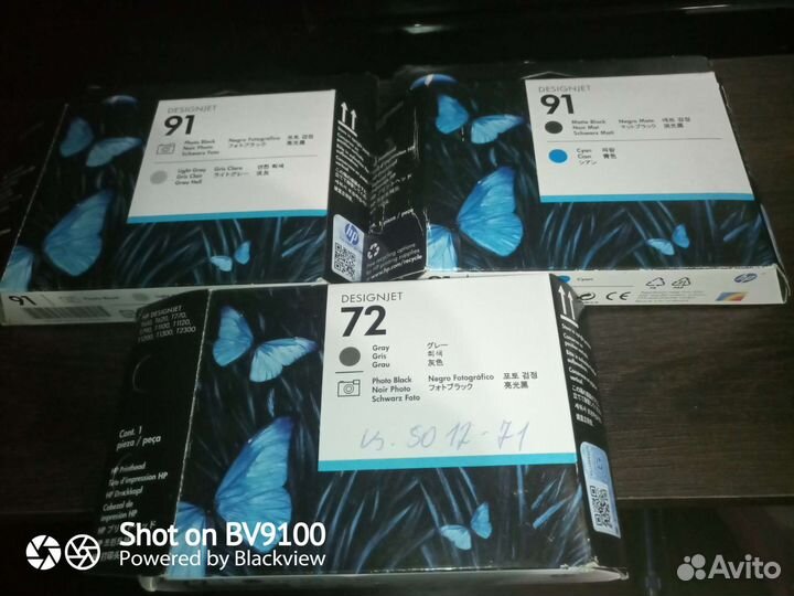 Печатающая головка hp 91 и 72