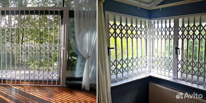 Металлические/Раздвижные решетки на окна