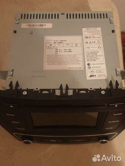 Штатная магнитола на hyundai santa fe 3