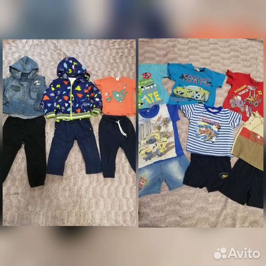Вещи пакетом на мальчика 1-2 года