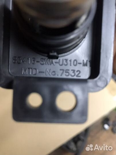 Разъём AUX с прикуривателем Honda CR-V 3