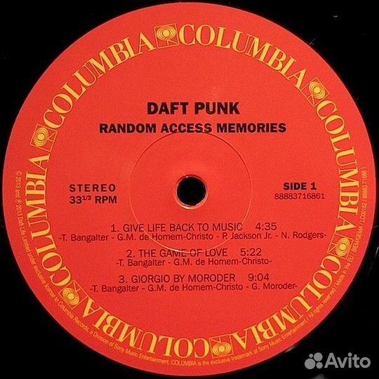 Винил Daft Punk – Random Access Memories (2LP)