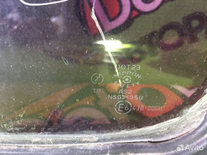 Стекло кузова Nissan Vanette SK