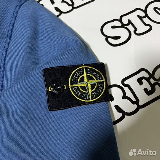 Зип-худи Stone Island Avio Blue 81 Колл