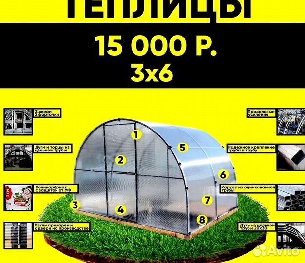 Теплица для дачи