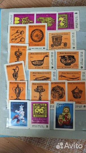 Марки и спичечные наклейки