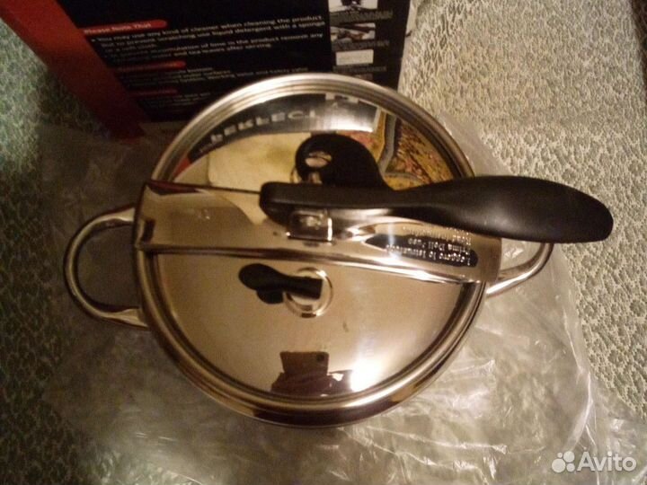 Скороварка новая турецкая нержавеющая сталь 5 л