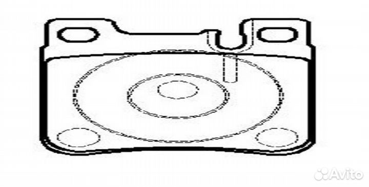 Колодки торм. (новый арт. GK0031)