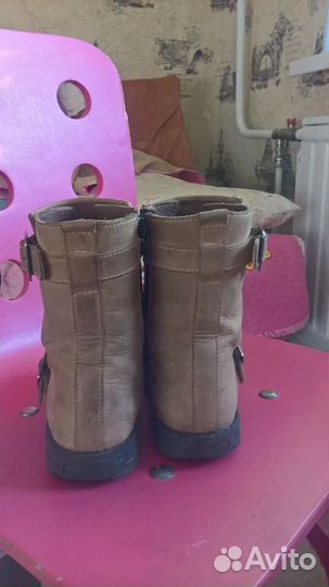 Осенние сапоги для девочки р.27 по стельке 16.5 см