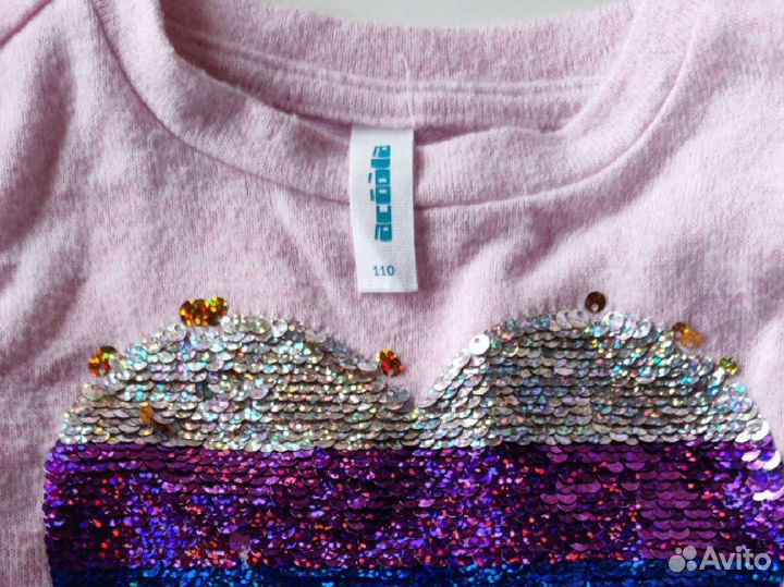 Джинсовый комбинезон и кофта для девочки