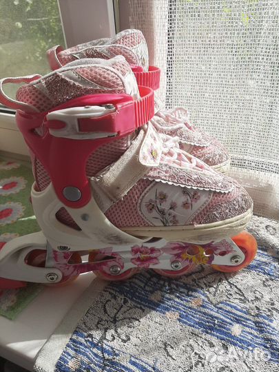 Роликовые коньки детские 32-35р