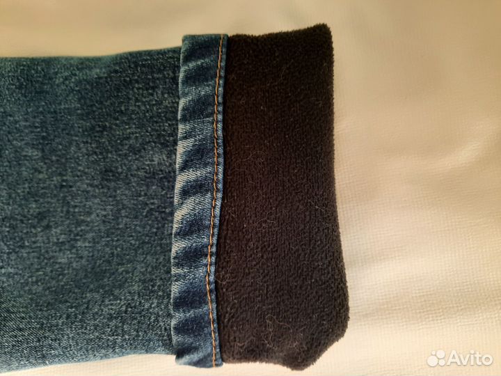 Джинсы утеплённые