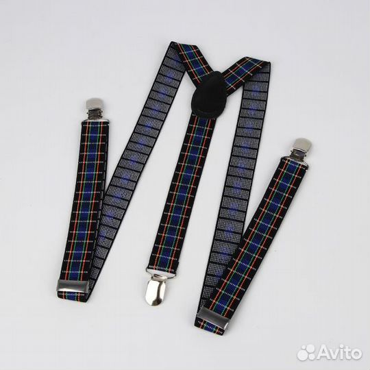 Подтяжки взрослые, ширина 2,5 см