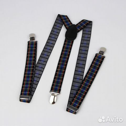 Подтяжки взрослые, ширина 2,5 см