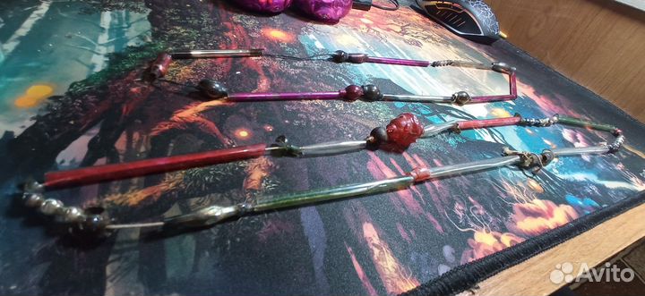 Ёлочные игрушки СССР. Бусы на ёлку СССР. Стеклярус