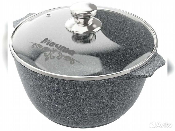 Кастрюля 4л Premium grey