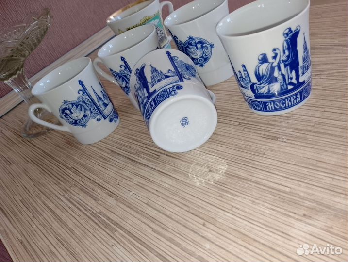 Бокалы фарфоровые СССР