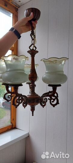 Люстра потолочная бу