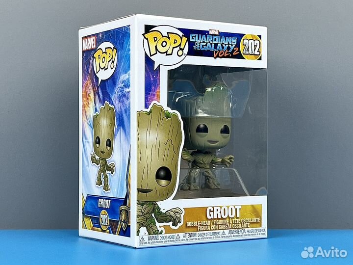 Funko Pop 202 Groot Guardians Of The Galaxy Marvel