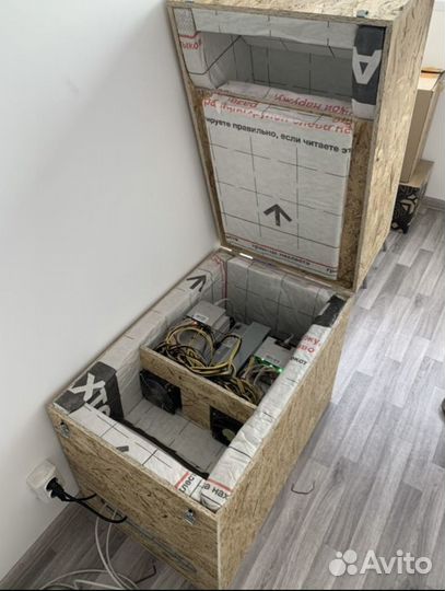 Шумобокс для asic s9,t2t,m21s